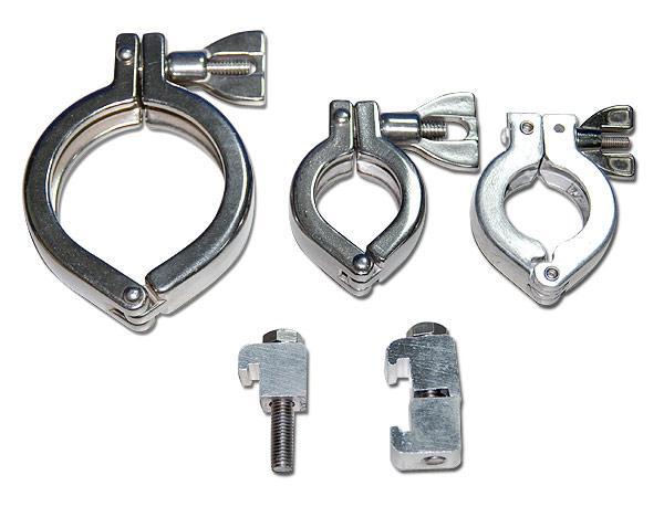 Vacuum Clamp, KF Clamp, Bulkhead Clamps