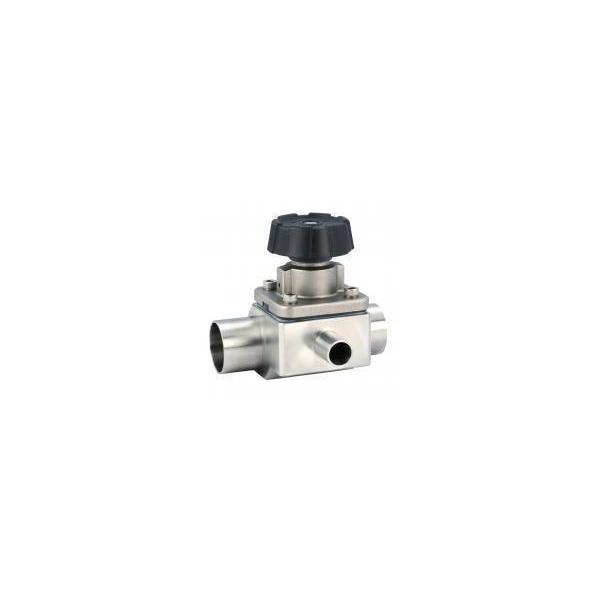 Aseptic 3 way Diaphragm Valve