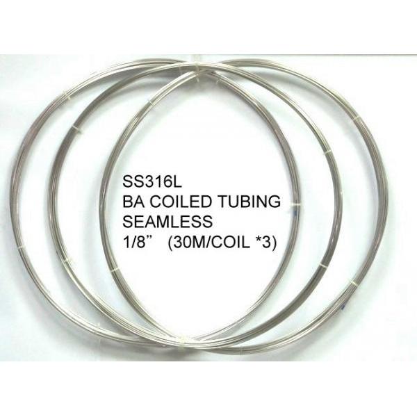 BA/EP Coiled Stainless Steel Tubing, Level Wound Coil Stainless Steel Tubing, Seamless Coil Tubing / Kuze Standard, Handy Tube Standard