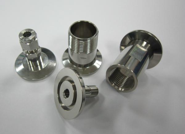 Vacuum Hybrid Adapter, Vacuum fitting To Flanges