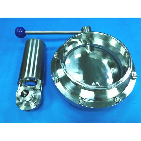 大口徑衛生級蝶閥, 大尺寸食品級蝶閥 ( Large Diameter Hygienic Butterfly Valve )