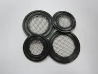 卫生级滤网垫片, 食品级滤网胶垫/Mesh Screen Gaskets/ BPE Tri-Clamp Mesh Screen Gaskets